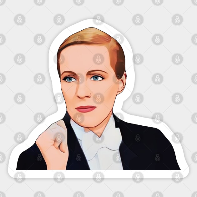 Julie Andrews Victor Sticker by baranskini